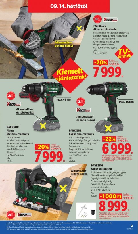 LIDL akciós újság