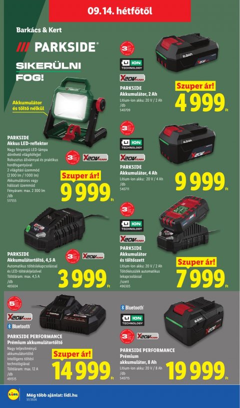 LIDL akciós újság