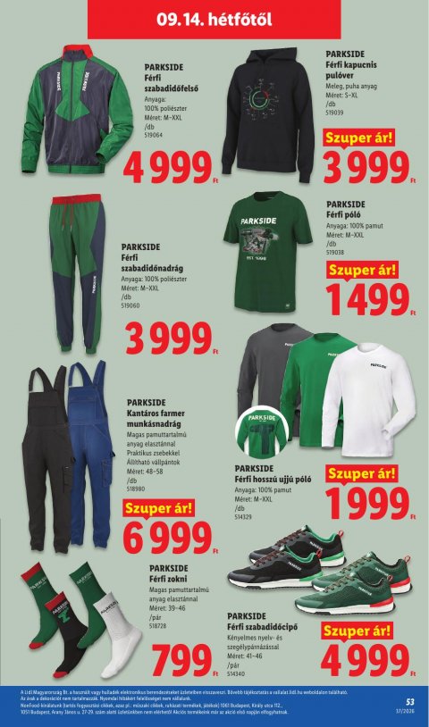 LIDL akciós újság