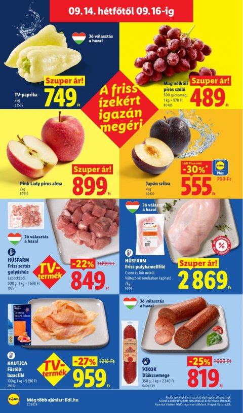 LIDL akciós újság