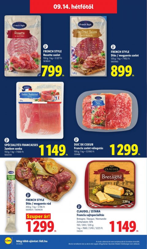 LIDL akciós újság