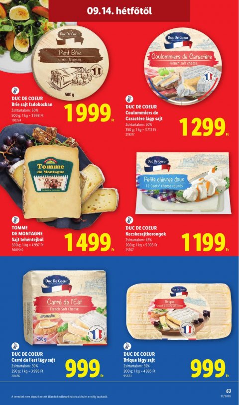 LIDL akciós újság