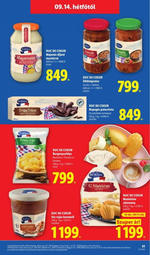 LIDL akciós újság