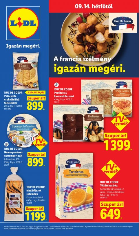LIDL akciós újság