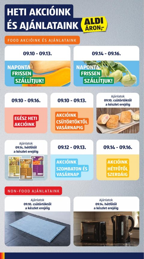 ALDI akciós újság