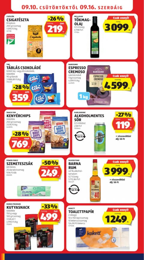 ALDI akciós újság