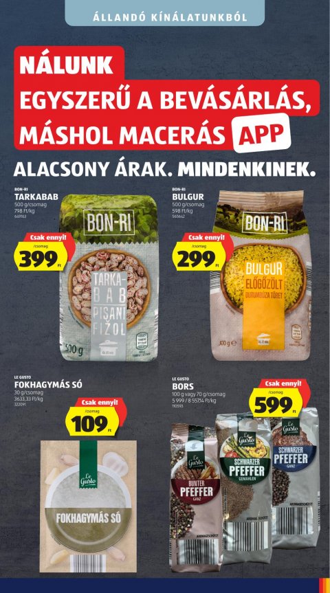 ALDI akciós újság