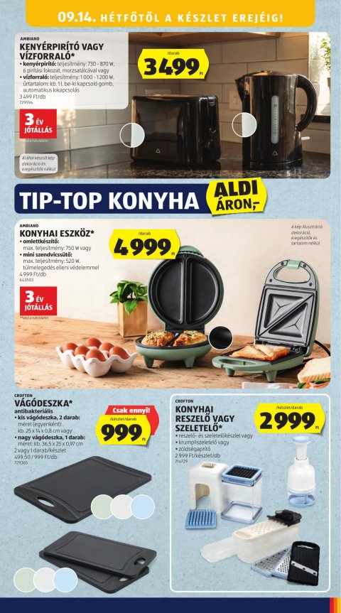 ALDI akciós újság