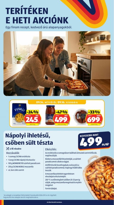 ALDI akciós újság