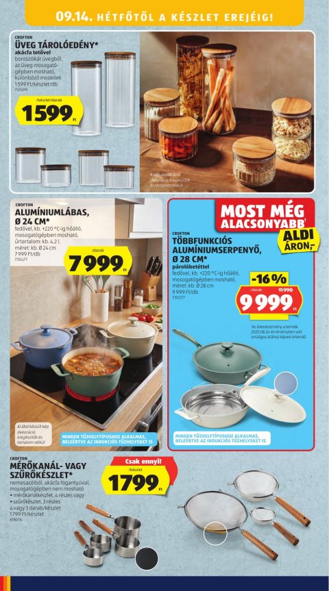 ALDI Középső sor akciós újság