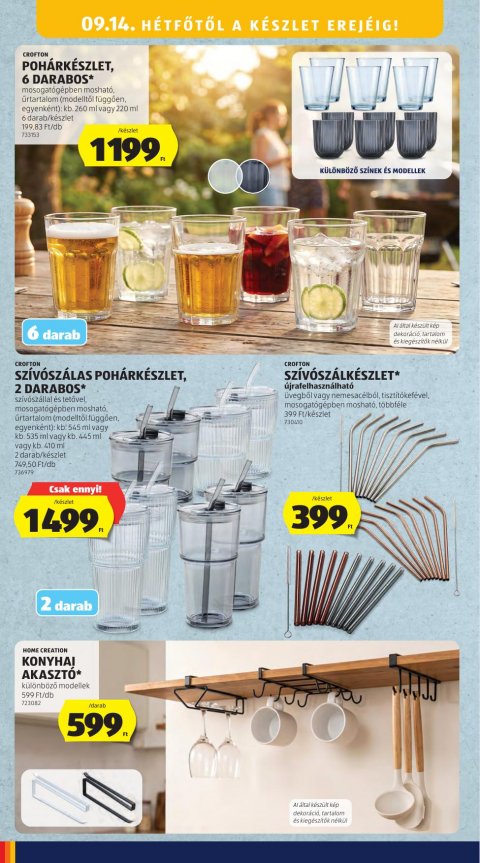 ALDI Középső sor akciós újság