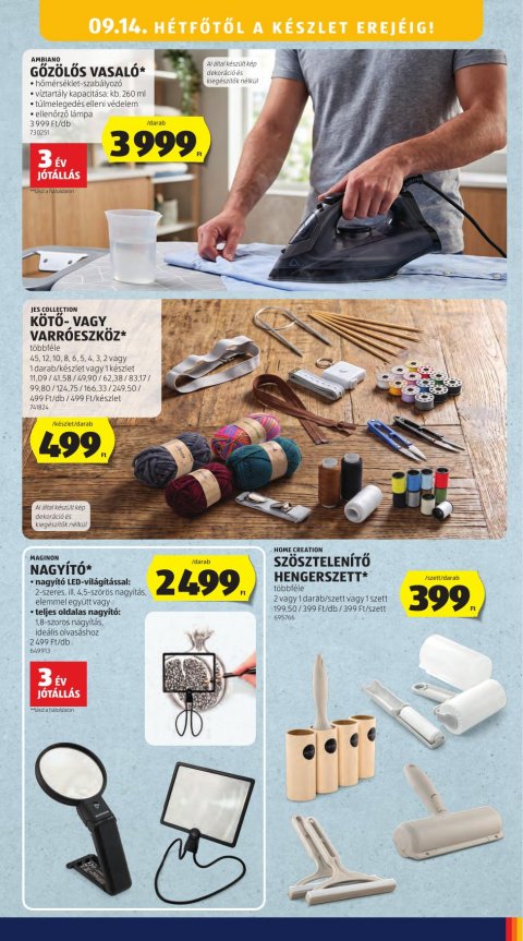 ALDI Középső sor akciós újság