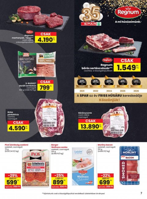 SPAR akciós újság