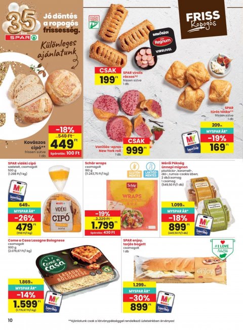 SPAR akciós újság