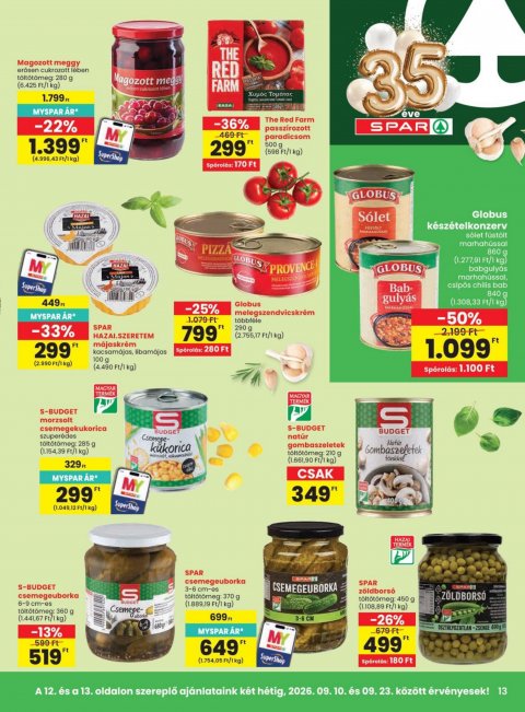SPAR akciós újság