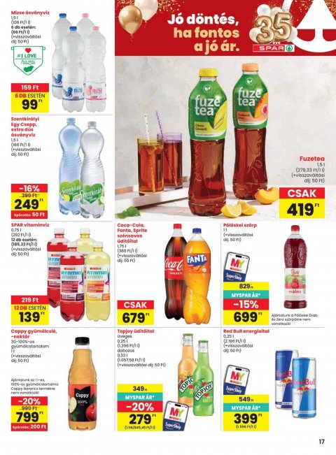 SPAR akciós újság