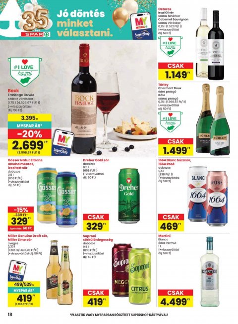 SPAR akciós újság