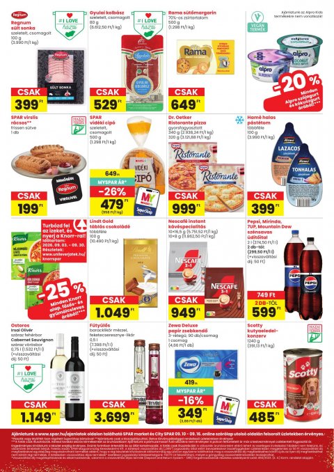 SPAR Market és City Spar akciós újság
