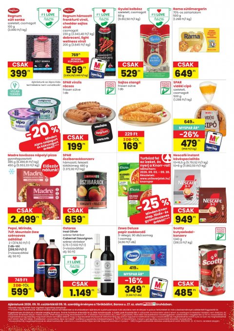 SPAR Market Törökbálint akciós újság