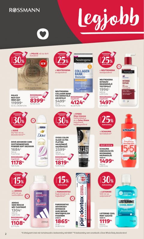 ROSSMANN akciós újság