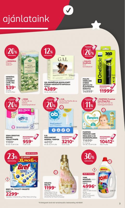 ROSSMANN akciós újság