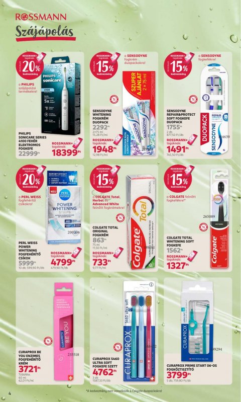 ROSSMANN akciós újság