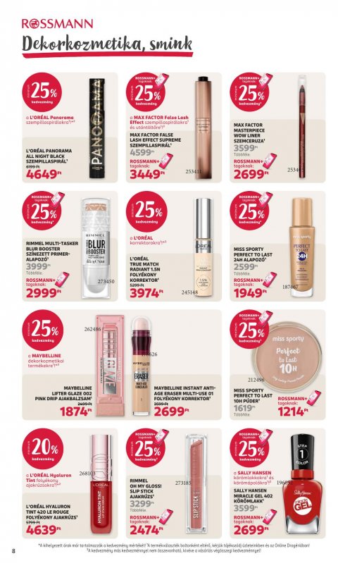 ROSSMANN akciós újság