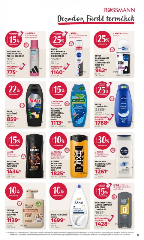 ROSSMANN akciós újság