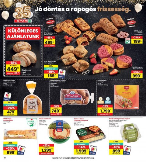INTERSPAR akciós újság