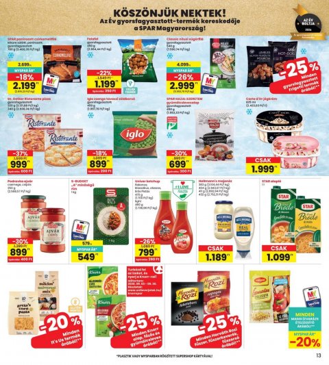 INTERSPAR akciós újság