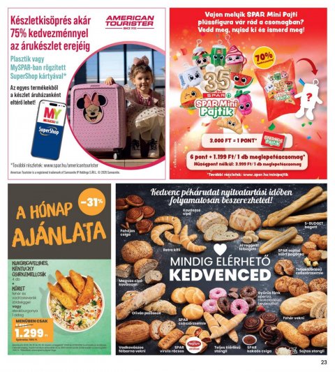 INTERSPAR akciós újság