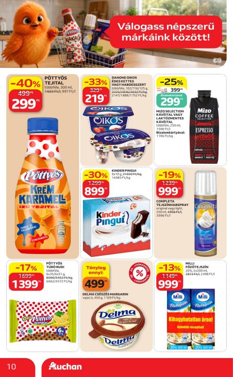 AUCHAN Hipermarket Kedvenc Márkáink akciós újság