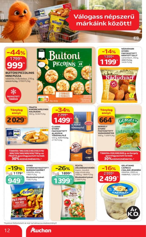 AUCHAN Hipermarket Kedvenc Márkáink akciós újság