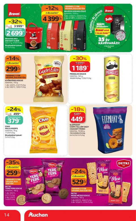 AUCHAN Hipermarket Kedvenc Márkáink akciós újság