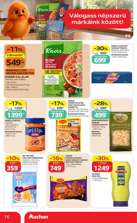 AUCHAN Hipermarket Kedvenc Márkáink akciós újság