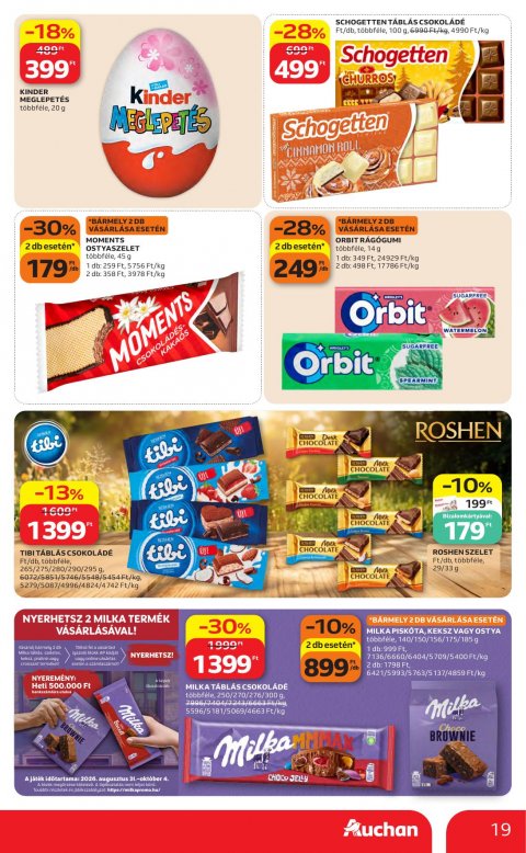 AUCHAN Hipermarket Kedvenc Márkáink akciós újság