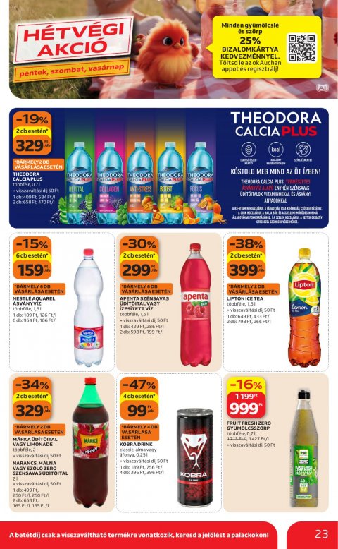 AUCHAN Hipermarket Kedvenc Márkáink akciós újság