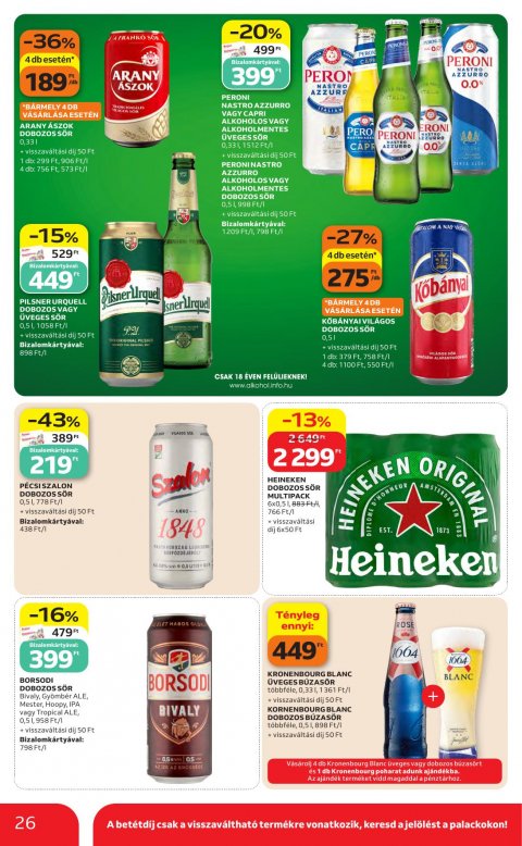 AUCHAN Hipermarket Kedvenc Márkáink akciós újság