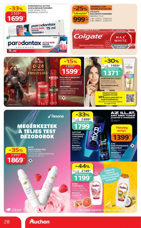 AUCHAN Hipermarket Kedvenc Márkáink akciós újság