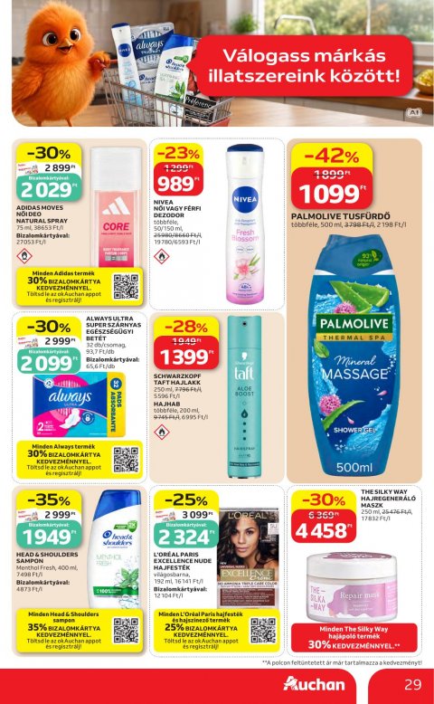 AUCHAN Hipermarket Kedvenc Márkáink akciós újság