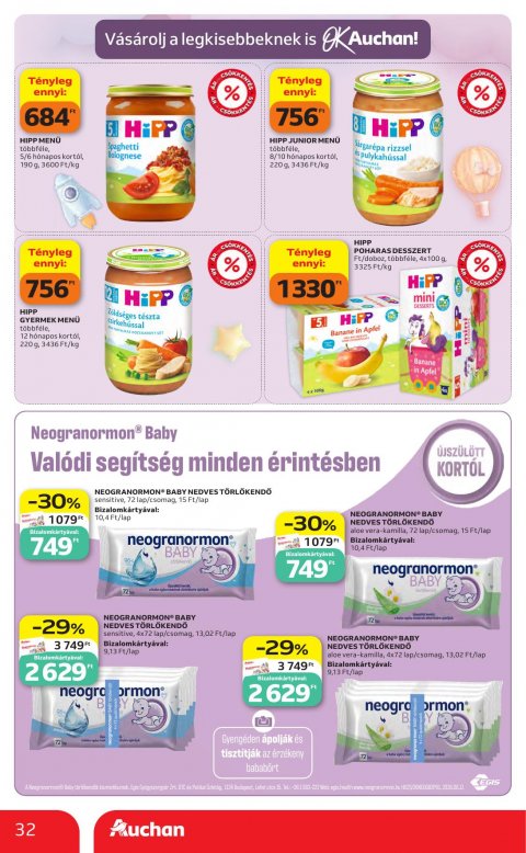 AUCHAN Hipermarket Kedvenc Márkáink akciós újság