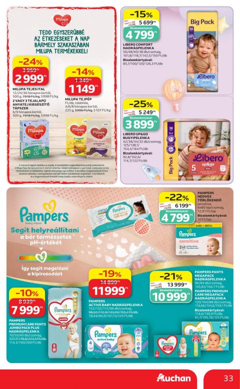 AUCHAN Hipermarket Kedvenc Márkáink akciós újság