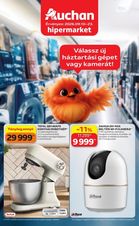 AUCHAN Hipermarket Kéthetes Elektronikai ajánlataink akciós újság od 10. 9. 2026 do 23. 9. 2026