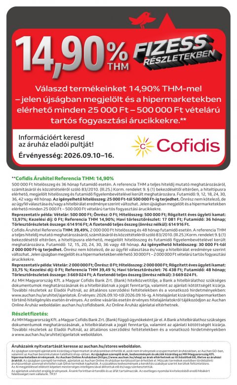 AUCHAN Hipermarket Kéthetes Elektronikai ajánlataink akciós újság