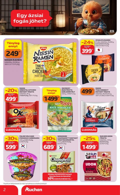 AUCHAN Hipermarket Nemzteközi konyha akciós újság