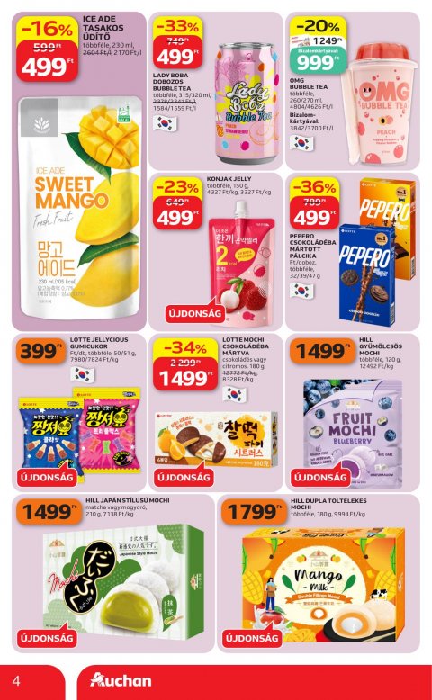 AUCHAN Hipermarket Nemzteközi konyha akciós újság