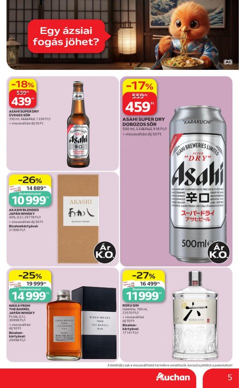 AUCHAN Hipermarket Nemzteközi konyha akciós újság