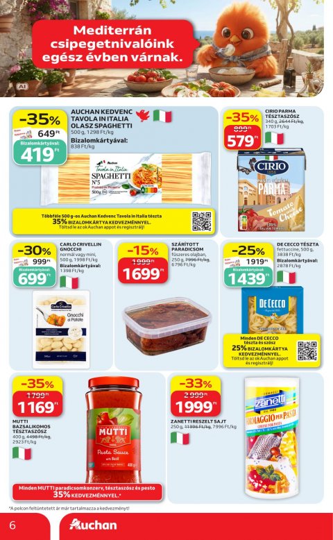 AUCHAN Hipermarket Nemzteközi konyha akciós újság