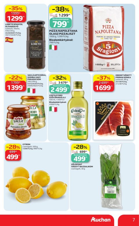 AUCHAN Hipermarket Nemzteközi konyha akciós újság