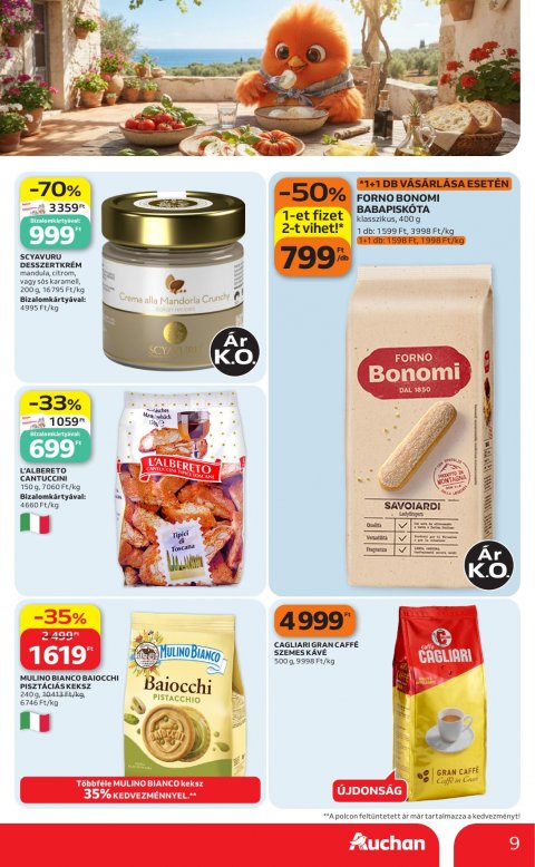 AUCHAN Hipermarket Nemzteközi konyha akciós újság